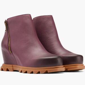 Sorel Women's Heeled Boots - Plum and Brown